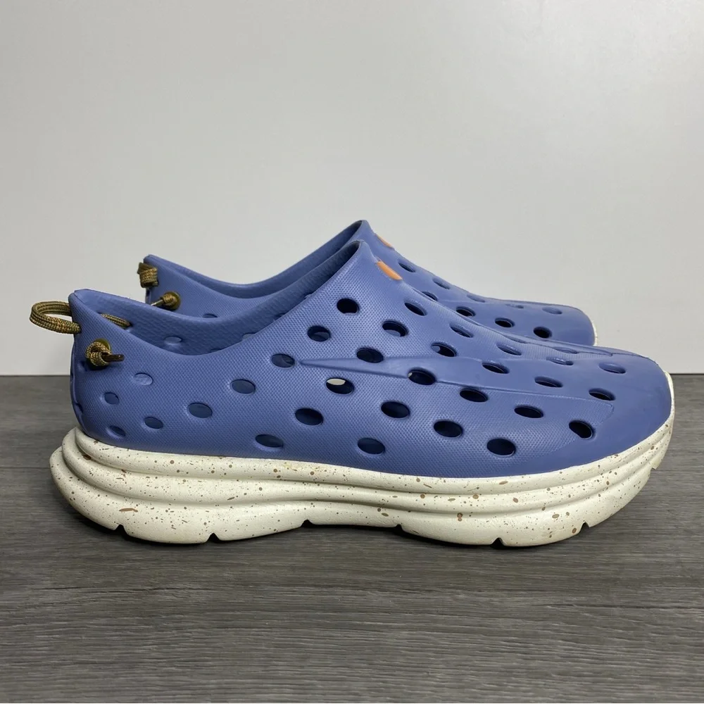 Kane Footwear Revive Recovery Shoes M 8 W 10 Blue White Cushion Slip On - Picture 2 of 11